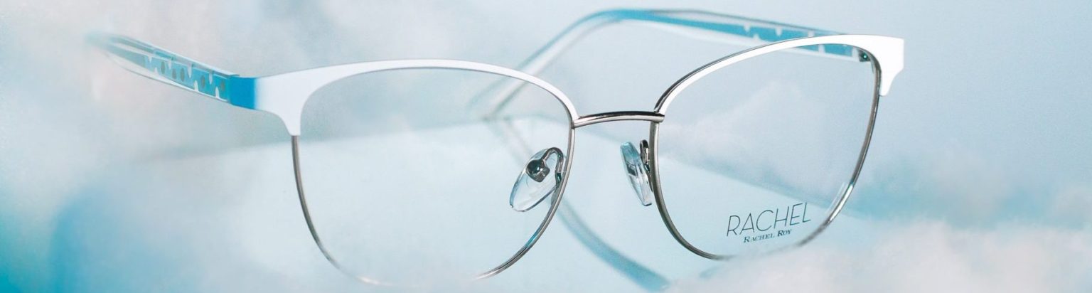 Rachel Roy eyeglasses with polka dot frames