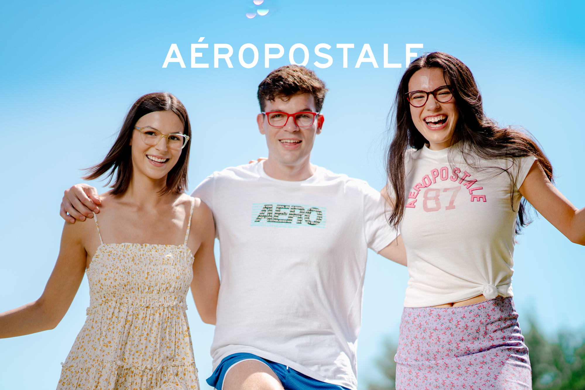 Aeropostale eyeglasses advertisement